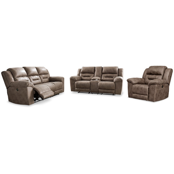 Signature Design by Ashley Stoneland 3 Piece Reclining Living Room